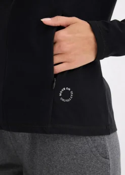 Thermo Funktionsjacke mit halben Reißverschluss, schnelltrocknend