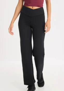 Thermo Sport-Hose aus weichem Material, gerades Bein