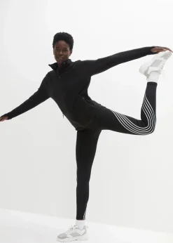 Thermo-Leggings mit reflektierenden Details, knöchelfrei