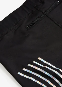 Thermo-Leggings mit reflektierenden Details, knöchelfrei