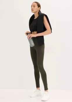 Thermo-Leggings mit reflektierenden Details und Handytasche
