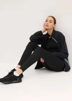 Thermo-Leggings mit reflektierenden Details und Handytasche