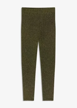 Thermo-Strumpfleggings aus Glitzergarn