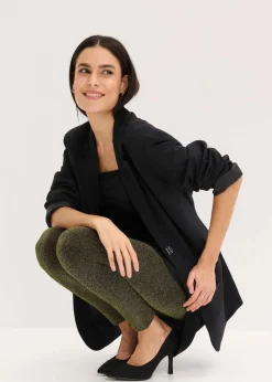 Thermo-Strumpfleggings aus Glitzergarn