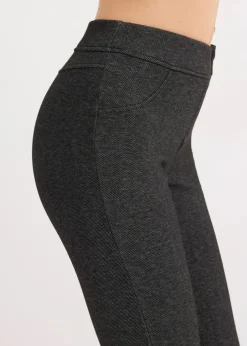 Thermo-Strumpfleggings in Jeansoptik