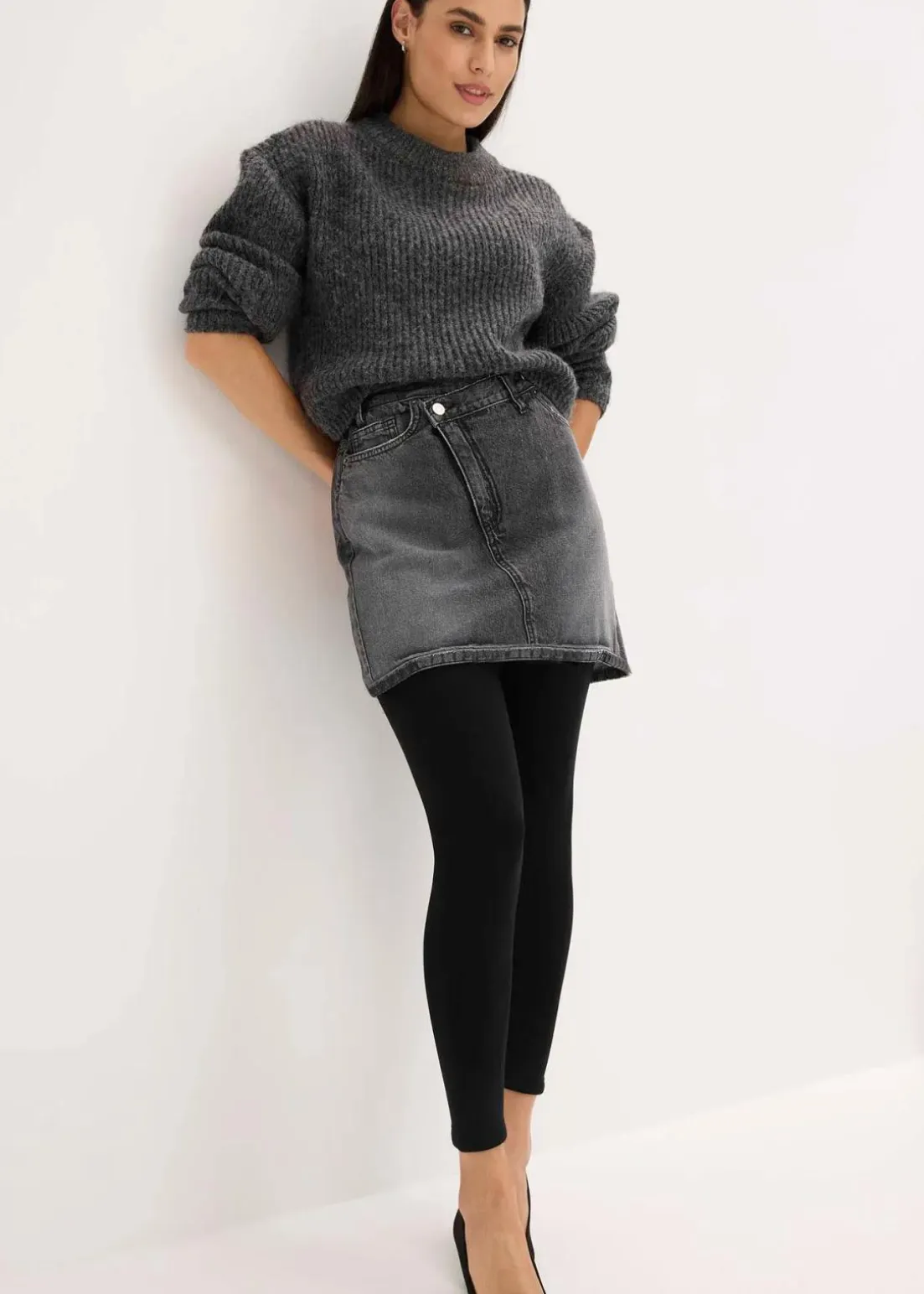 Thermo-Strumpfleggings mit weichem Innenfleece