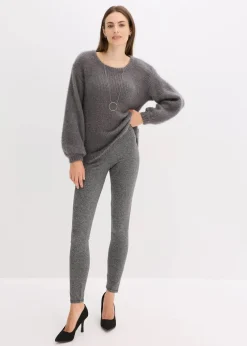 Thermo-Strumpfleggings mit Innenfleece