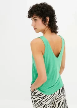 Top aus fließender Viskose