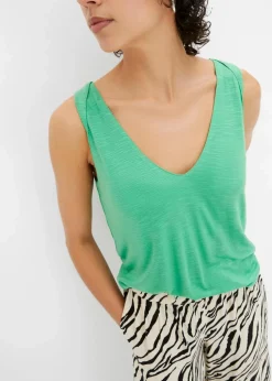 Top aus fließender Viskose