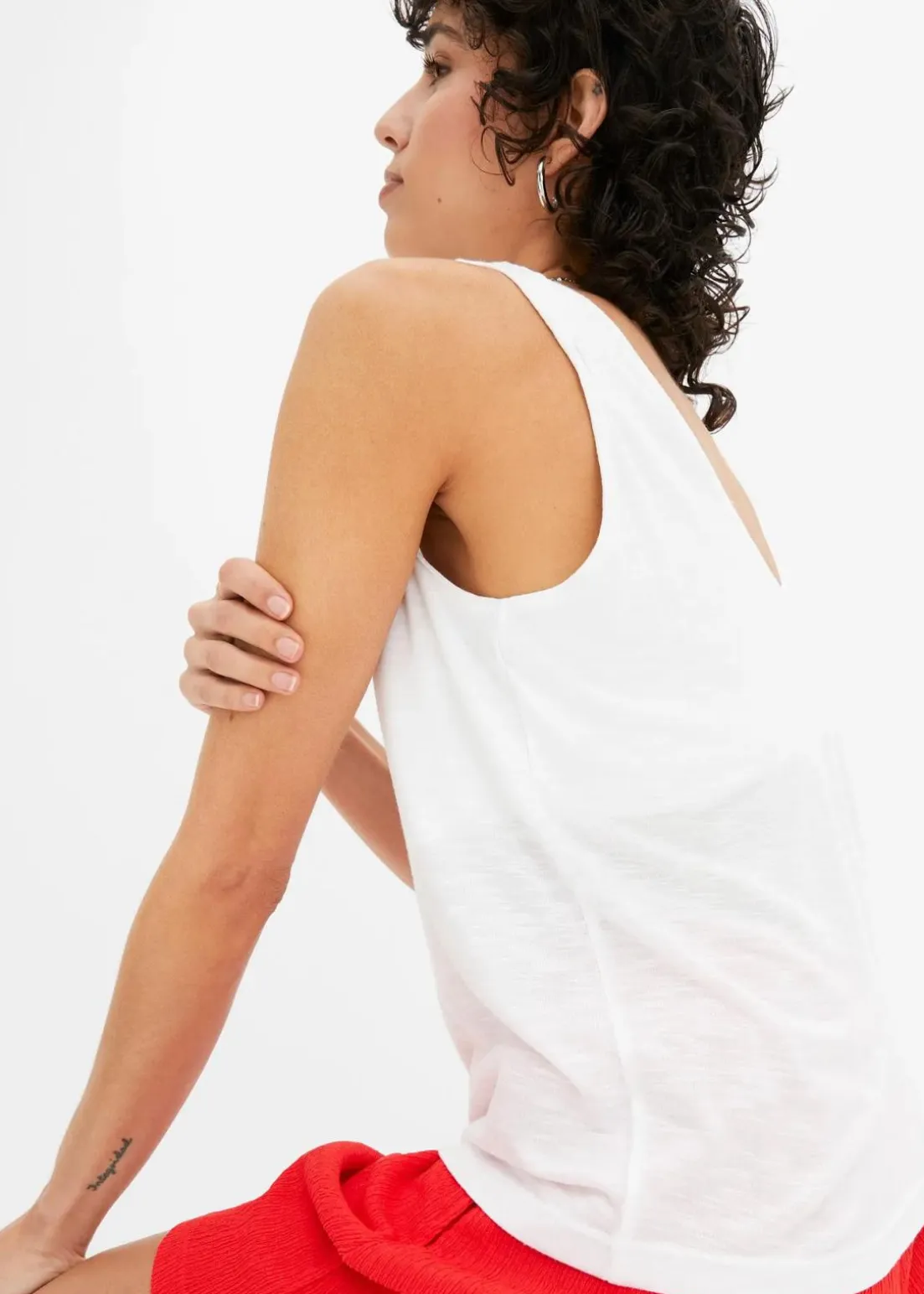 Top aus fließender Viskose