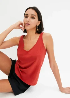 Top aus reiner Bio-Baumwolle