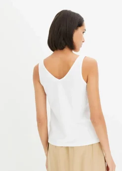 Top aus reiner Bio-Baumwolle