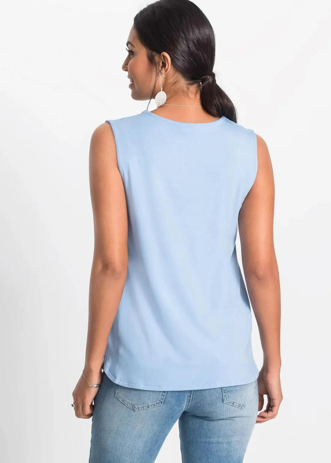 Top aus softem Viskose-Mix