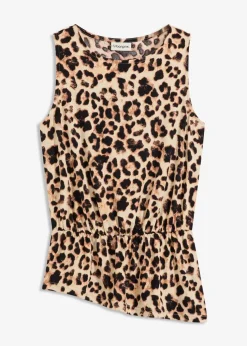 Top mit asymmetrischem Saum