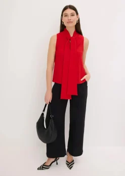 Top mit Schluppenkragen