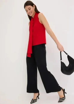 Top mit Schluppenkragen