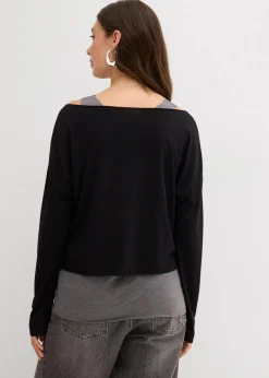 Top und Langarmshirt (2-tlg.Set) aus Jersey