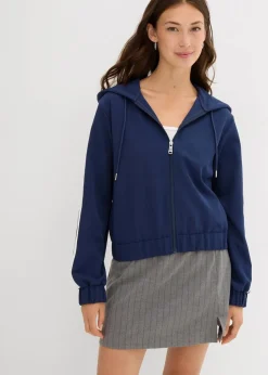 Trainingsjacke mit sportivem Streifen