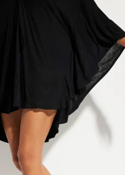 Transparente Strandtunika aus Viskose