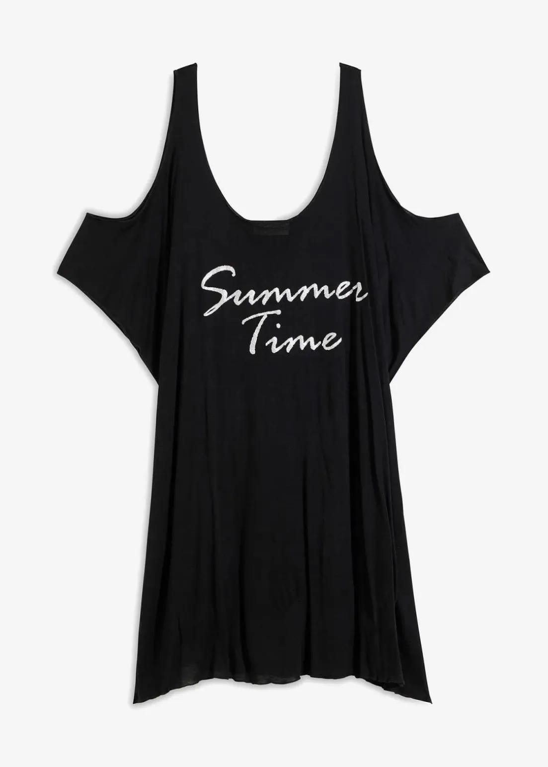 Transparentes Strandkleid aus Viskose