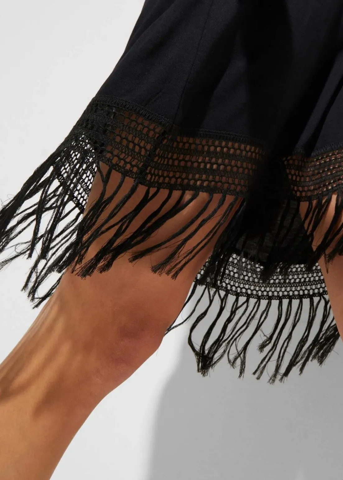 Transparentes Strandkleid aus Viskose