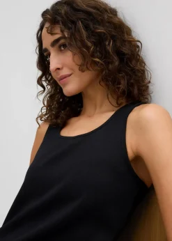 Trägerkleid aus Bio- Baumwoll-Stretch