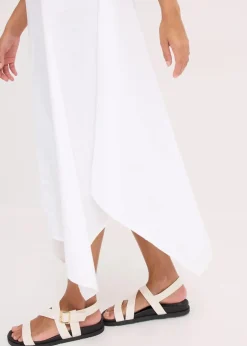 Trägerkleid aus feinem Viskose-Mix