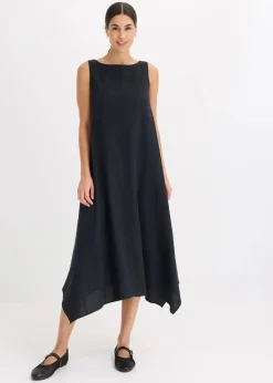 Trägerkleid aus feinem Viskose-Mix