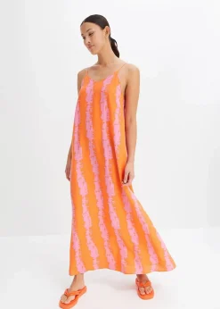 Trägerkleid aus fließender Viskose