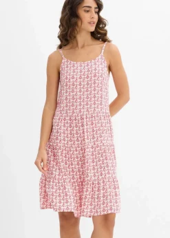 Trägerkleid aus fließender Viskose