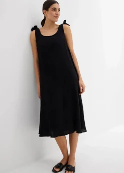 Trägerkleid aus weichem Musselin