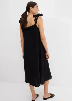 Trägerkleid aus weichem Musselin