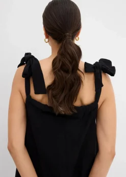 Trägerkleid aus weichem Musselin