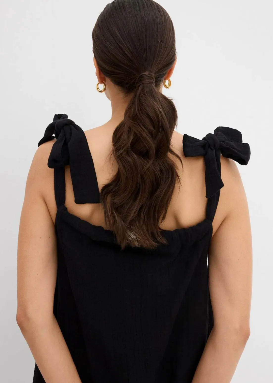 Trägerkleid aus weichem Musselin