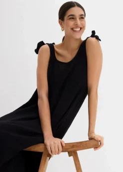 Trägerkleid aus weichem Musselin