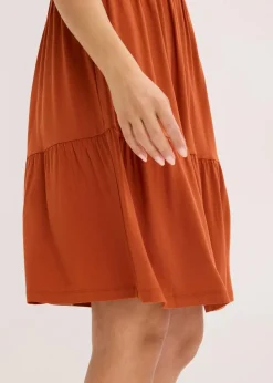 Trägerkleid mit Knotendetail