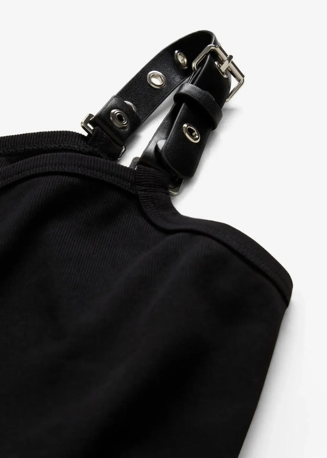 Trägerkleid mit Kontrastsaum