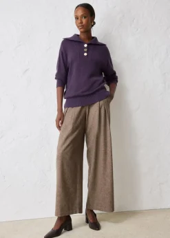 Troyer-Pullover aus Merinowolle