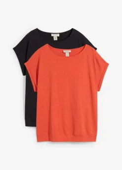 T-Shirt aus reiner Bio-Baumwolle (2er Pack)