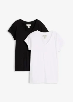 T-Shirt aus reiner Bio-Baumwolle (2er Pack)