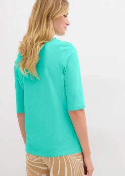 T-Shirt aus reiner Bio-Baumwolle, (2er Pack)