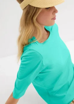 T-Shirt aus reiner Bio-Baumwolle, (2er Pack)