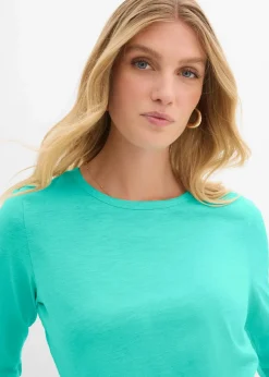 T-Shirt aus reiner Bio-Baumwolle, (2er Pack)