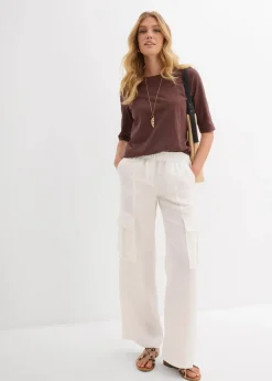 T-Shirt aus reiner Bio-Baumwolle, (2er Pack)