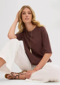 T-Shirt aus reiner Bio-Baumwolle, (2er Pack)