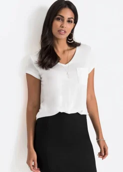 T-Shirt aus softer Viskose