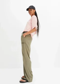 T-Shirt mit U-Boot-Ausschnitt