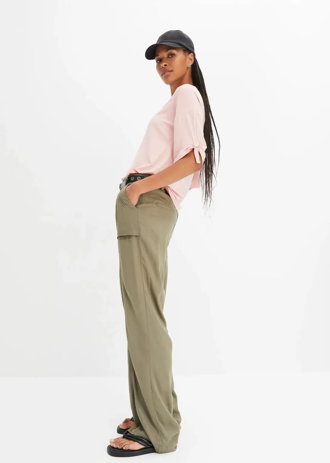 T-Shirt mit U-Boot-Ausschnitt