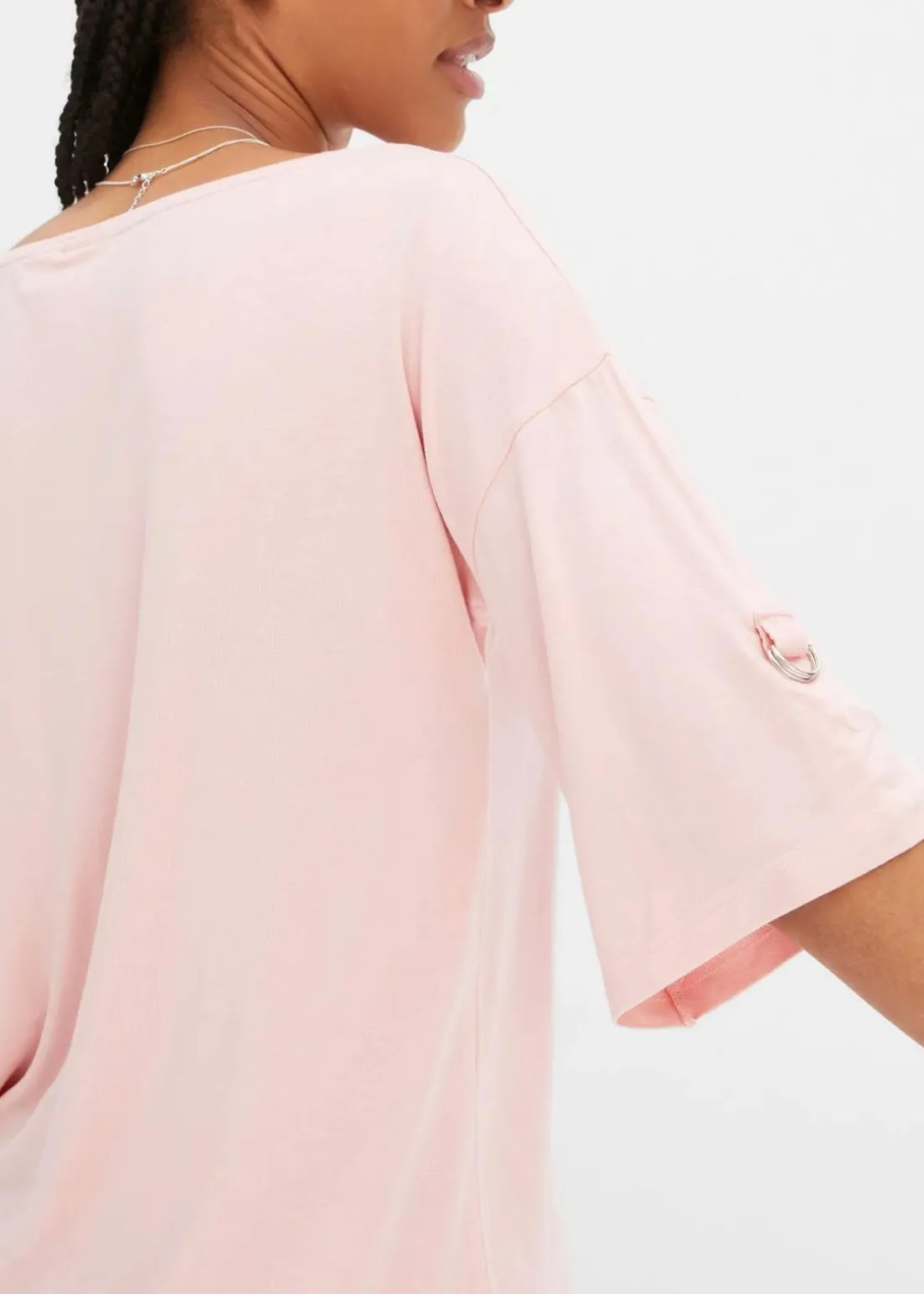 T-Shirt mit U-Boot-Ausschnitt