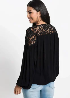 Tunika aus fließender Viskose